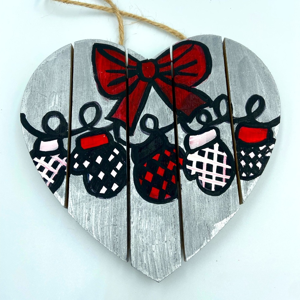 Mittens Inspired Handmade Home decor Ornament